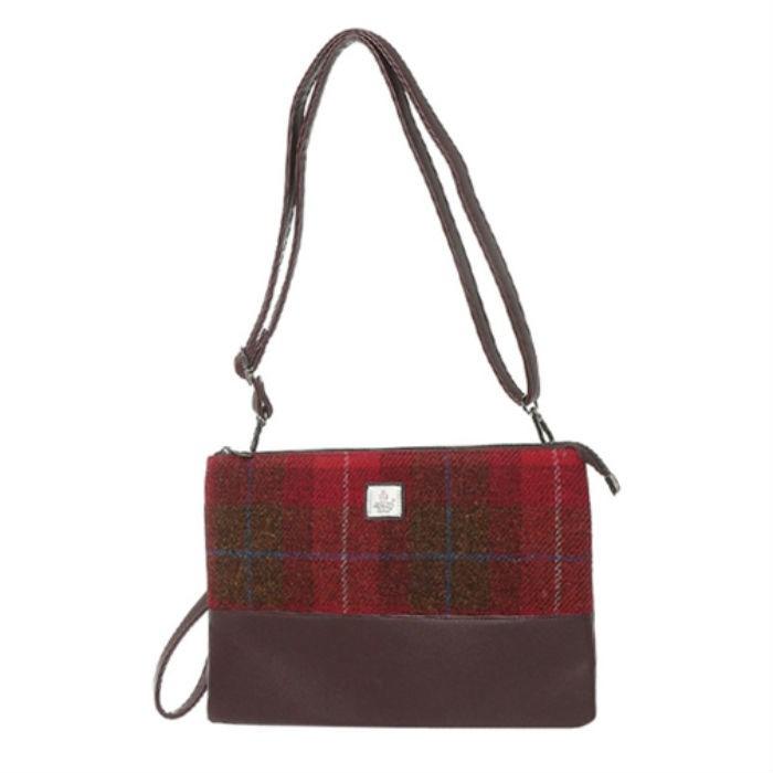 HARRIS TWEED ハリスツイード クラッチショルダーバッグ バッグ レディース ブラック ワイン レッド ブラウン khb1710 |  | 06