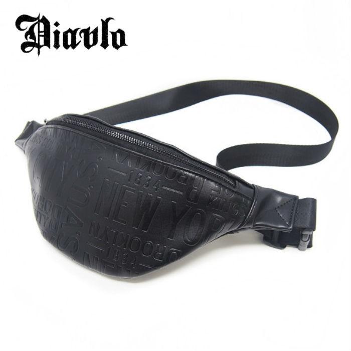 Diavlo ディアブロ エンボスボディバッグ メンズ レディース ユニセックス 型押し カジュアル BAG ブラック BITTER ビタ男 | 