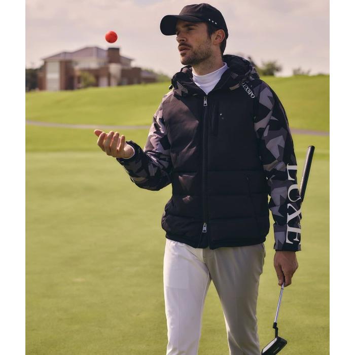 LUXEAKMPLUS リュクスエイケイエムプラス 防風バイカラースラックス メンズ ストレッチパンツ シンプル スポーツ ゴルフ GOLF おしゃれ ブランド｜upper-gate｜07