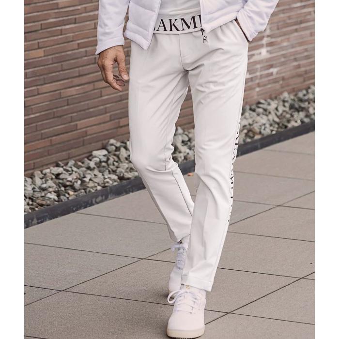 LUXEAKMPLUS リュクスエイケイエムプラス サイドロゴウィンドスラックス メンズ ストレッチパンツ シンプル スポーツ ゴルフ GOLF おしゃれ ブランド | LUXE AKM PLUS | 03