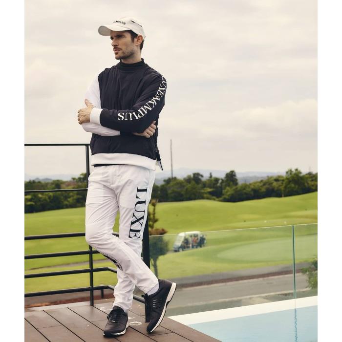 LUXEAKMPLUS リュクスエイケイエムプラス サークルロゴウィンドパンツ メンズ ジャージ シンプル スポーツ ゴルフ GOLF おしゃれ ブランド | LUXE AKM PLUS | 13