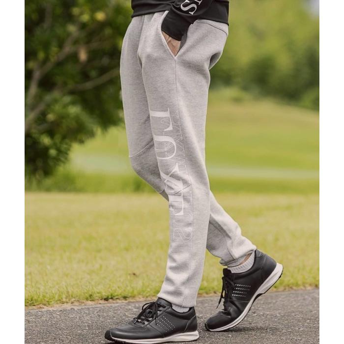 SALE セール LUXEAKMPLUS リュクスエイケイエムプラス スムースロゴロングパンツ メンズ スウェットパンツ シンプル スポーツ ゴルフ GOLF | LUXE AKM PLUS | 03