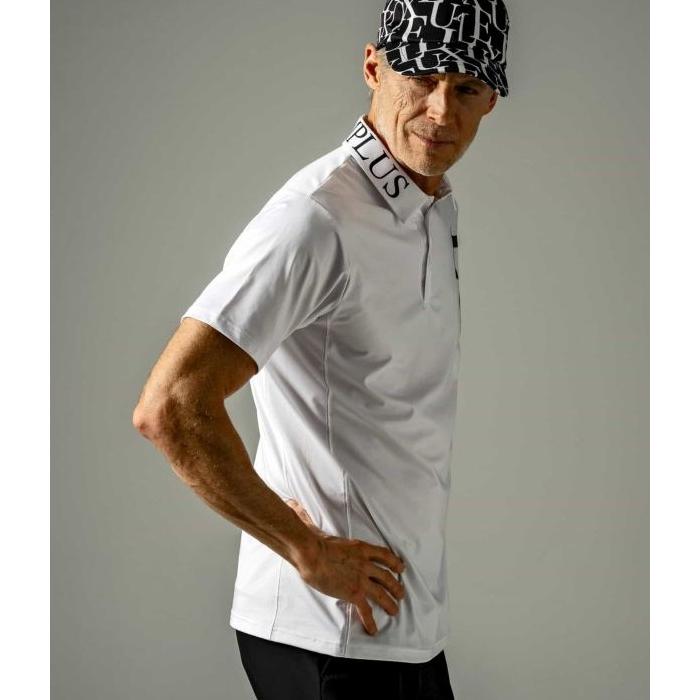 SALE セール LUXEAKMPLUS リュクスエイケイエムプラス バーチカルロゴ半袖ポロシャツ ゴルフ GOLF スポーツ カジュアル | LUXE AKM PLUS | 15