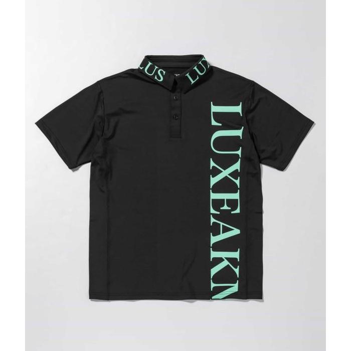 SALE セール LUXEAKMPLUS リュクスエイケイエムプラス バーチカルロゴ半袖ポロシャツ ゴルフ GOLF スポーツ カジュアル | LUXE AKM PLUS | 07