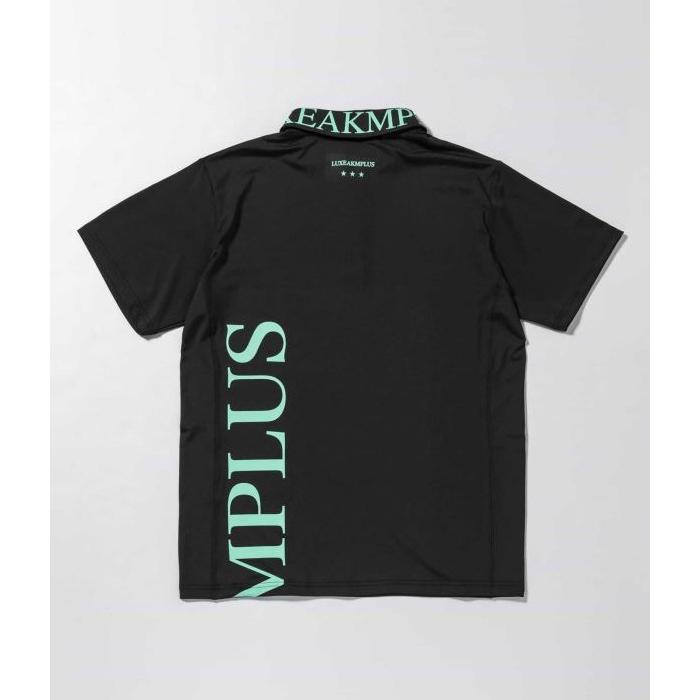 SALE セール LUXEAKMPLUS リュクスエイケイエムプラス バーチカルロゴ半袖ポロシャツ ゴルフ GOLF スポーツ カジュアル | LUXE AKM PLUS | 08