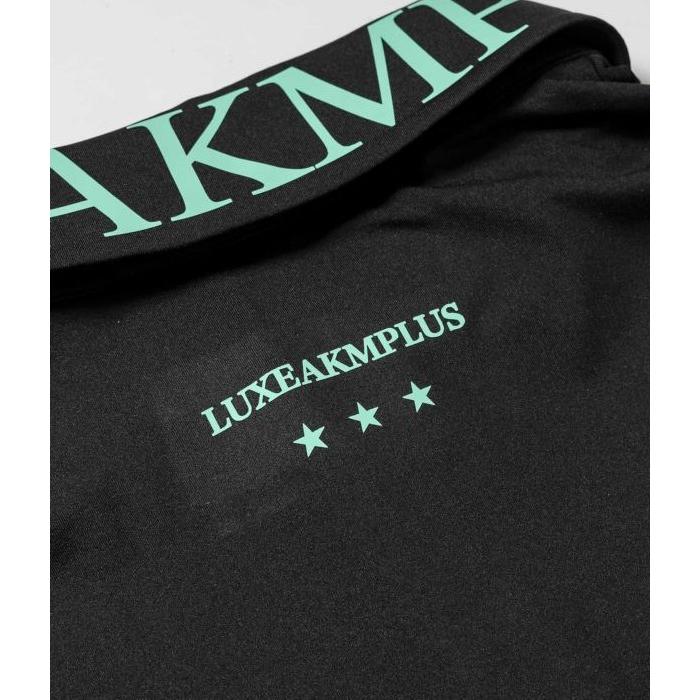 SALE セール LUXEAKMPLUS リュクスエイケイエムプラス バーチカルロゴ半袖ポロシャツ ゴルフ GOLF スポーツ カジュアル | LUXE AKM PLUS | 09