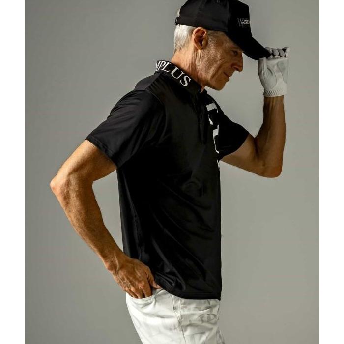 SALE セール LUXEAKMPLUS リュクスエイケイエムプラス バーチカルロゴ半袖ポロシャツ ゴルフ GOLF スポーツ カジュアル | LUXE AKM PLUS | 11