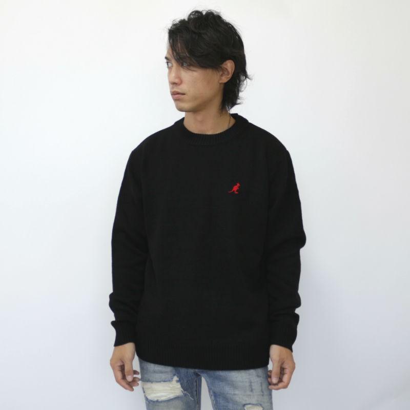 KANGOL カンゴール ワンポイントクルーネックニット セーター カジュアル ユニセックス | KANGOL | 03