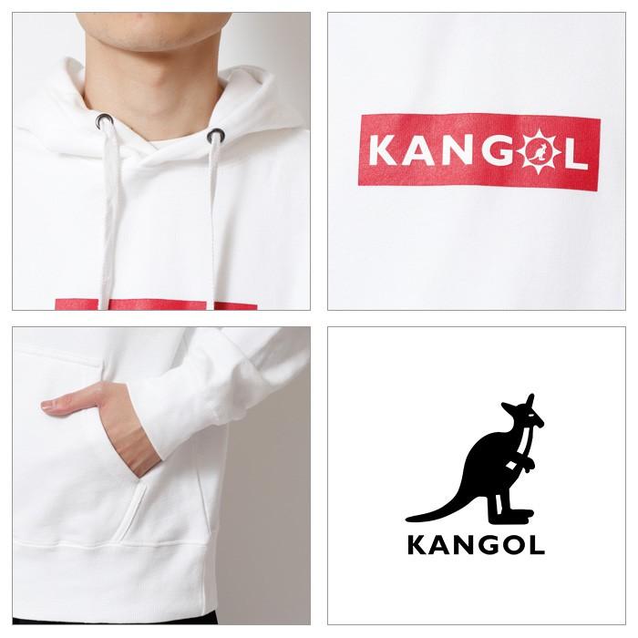 KANGOL カンゴール プリントプルオーバーパーカー バックプリント ボックスロゴ メンズ レディース ユニセックス BOX LOGO HOODIE 裏毛 スウェット | KANGOL | 03