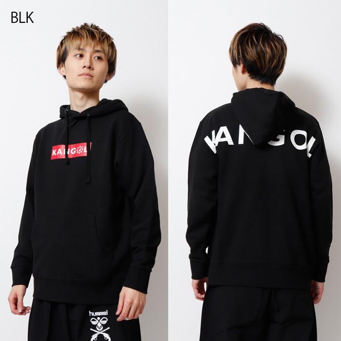 KANGOL カンゴール プリントプルオーバーパーカー バックプリント ボックスロゴ メンズ レディース ユニセックス BOX LOGO HOODIE 裏毛 スウェット | KANGOL | 04