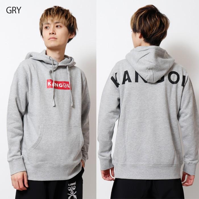KANGOL カンゴール プリントプルオーバーパーカー バックプリント ボックスロゴ メンズ レディース ユニセックス BOX LOGO HOODIE 裏毛 スウェット | KANGOL | 05