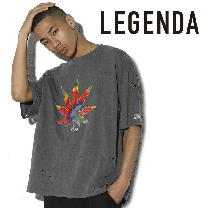レジェンダ Tシャツ 420 ルーズシルエットクルーネックTシャツ メンズ レディース ユニセックス ストリート　オーバーサイズ | 
