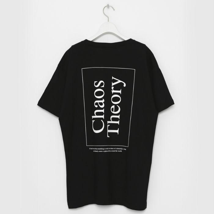 LEGENDA レジェンダ Chaos Theory ルーズシルエットクルーネックTシャツ メンズ カジュアル ストリート プリント オーバーサイズ 半袖 プレゼント |  | 04