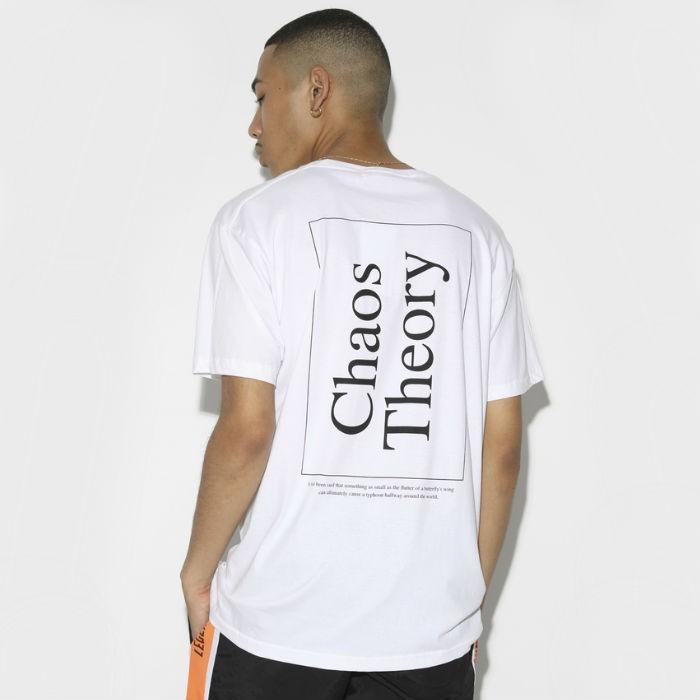 LEGENDA レジェンダ Chaos Theory ルーズシルエットクルーネックTシャツ メンズ カジュアル ストリート プリント オーバーサイズ 半袖 プレゼント |  | 07