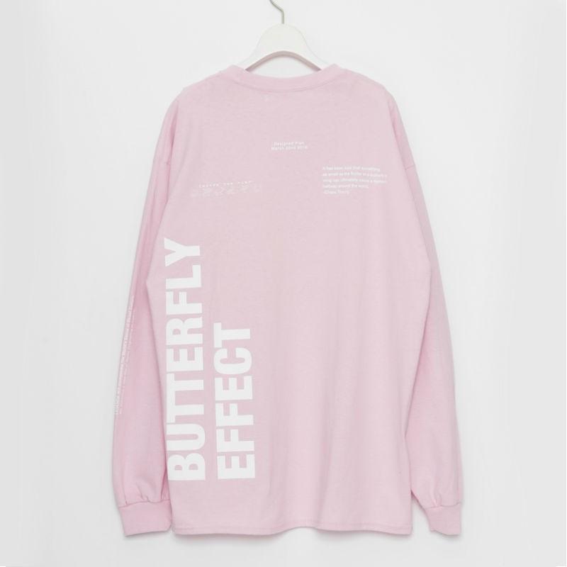 レジェンダ LEGENDA ロンT BUTTERFLY EFFECT ルーズシルエットクルーネックロンT カットソー 長袖 ロンT カジュアル ストリート オーバーサイズ ユニセックス |  | 09