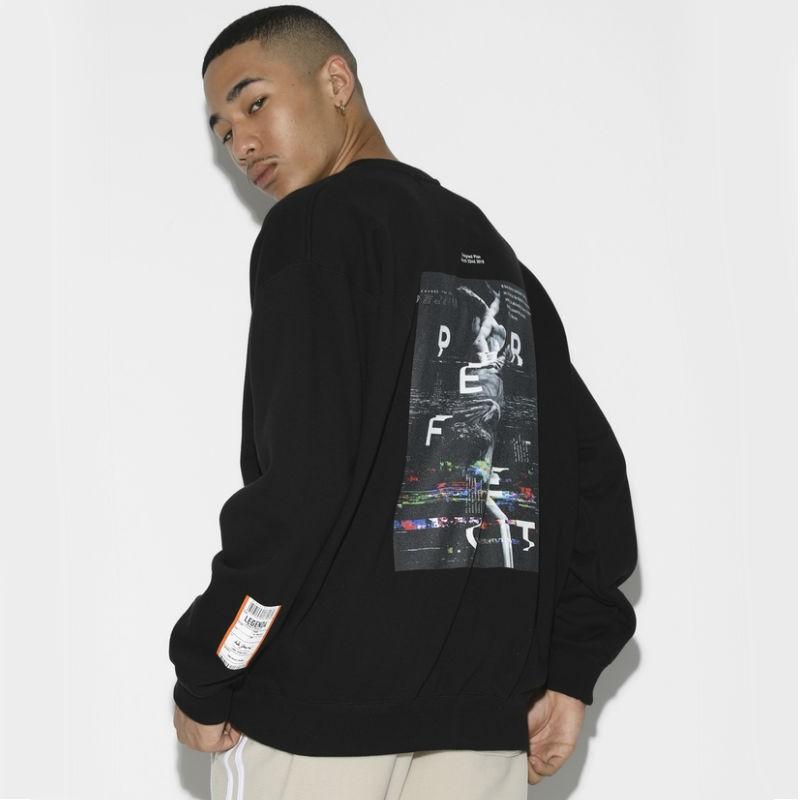 LEGENDA レジェンダ Perfect ルーズシルエットスウェットトレーナー メンズ レディース カジュアル ストリート オーバーサイズ |  | 08