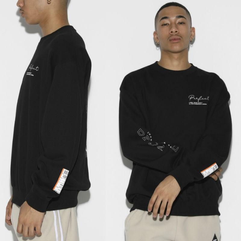 LEGENDA レジェンダ Perfect ルーズシルエットスウェットトレーナー メンズ レディース カジュアル ストリート オーバーサイズ |  | 09