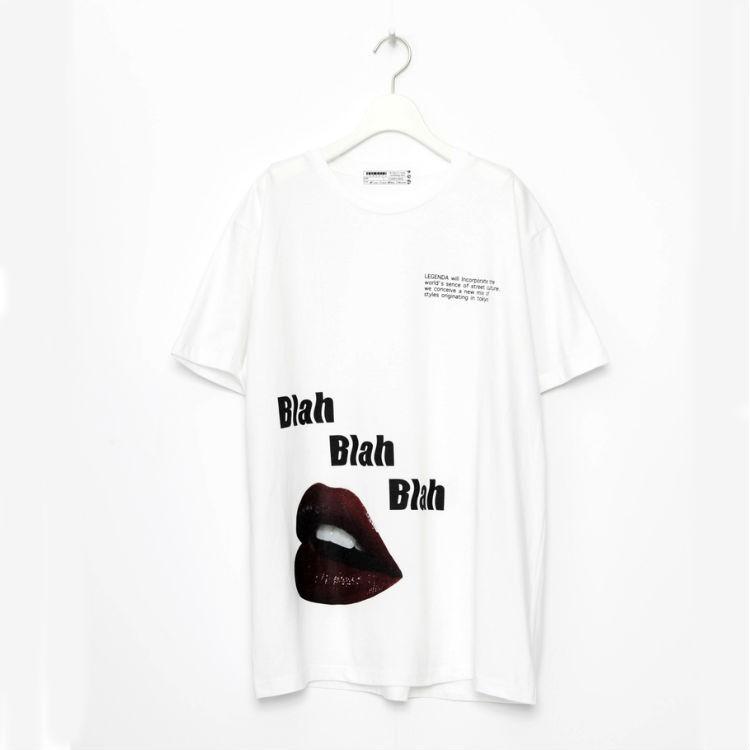 LEGENDA レジェンダ Blah Blah Blah ルーズシルエットクルーネックTシャツ オーバーサイズ |  | 07
