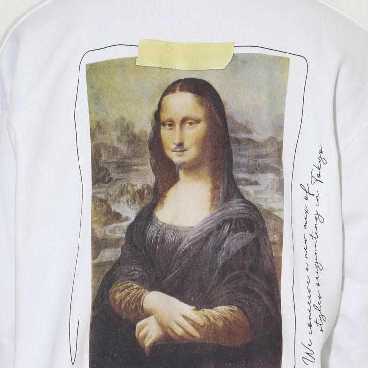 LEGENDA レジェンダ Graffiti Art Sweat Shirt スウェットトレーナー ルーズシルエット メンズ レディース ユニセックス モナリザ スト系 ストリート ブランド |  | 09