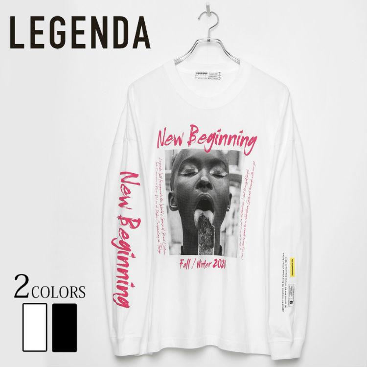 LEGENDA レジェンダ ＮＥＷ Beginning Longsleeve T-shirt ロングtシャツ ロンT 長袖 おしゃれ メンズ レディース ブランド｜upper-gate