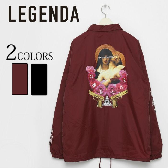 レジェンダ LEGENDA 永遠オンライン ナイロンコーチジャケット メンズ レディース ユニセックス カジュアル | 