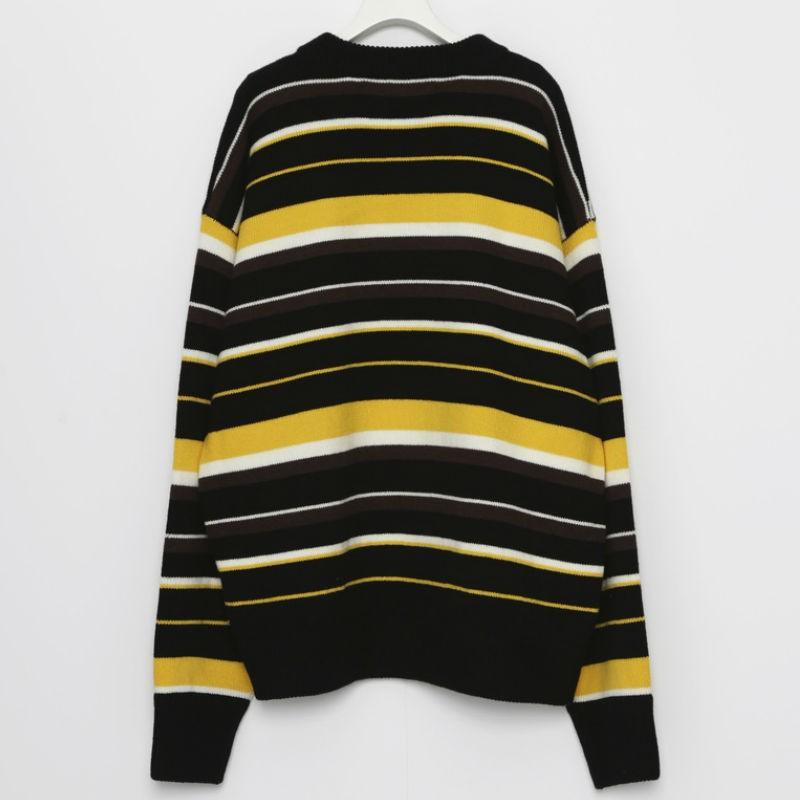 LEGENDA レジェンダ Half Zip COLOR Sweater ニット セーター ボーダー メンズ レディース ユニセックス |  | 05