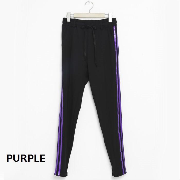 レジェンダ LEGENDA Reflector 2line Skinny ジャージパンツ スキニー