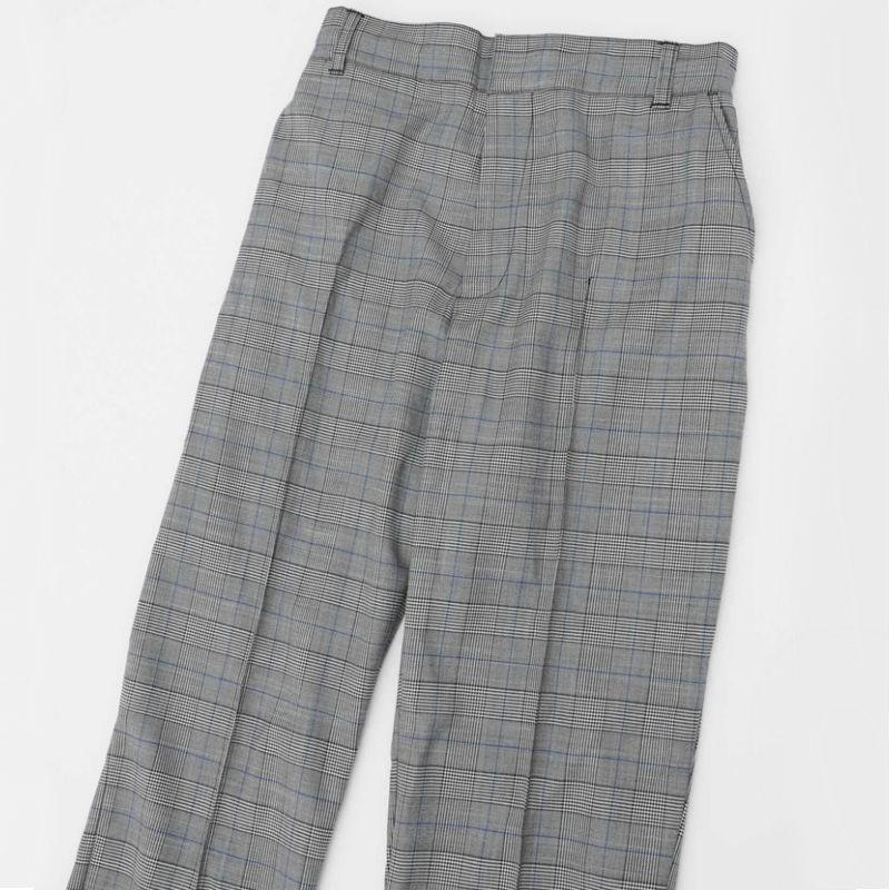 LEGENDA レジェンダ T/R Fabric Tapered Slacks pants テーパードスラックス チェック メンズ カジュアル |  | 04