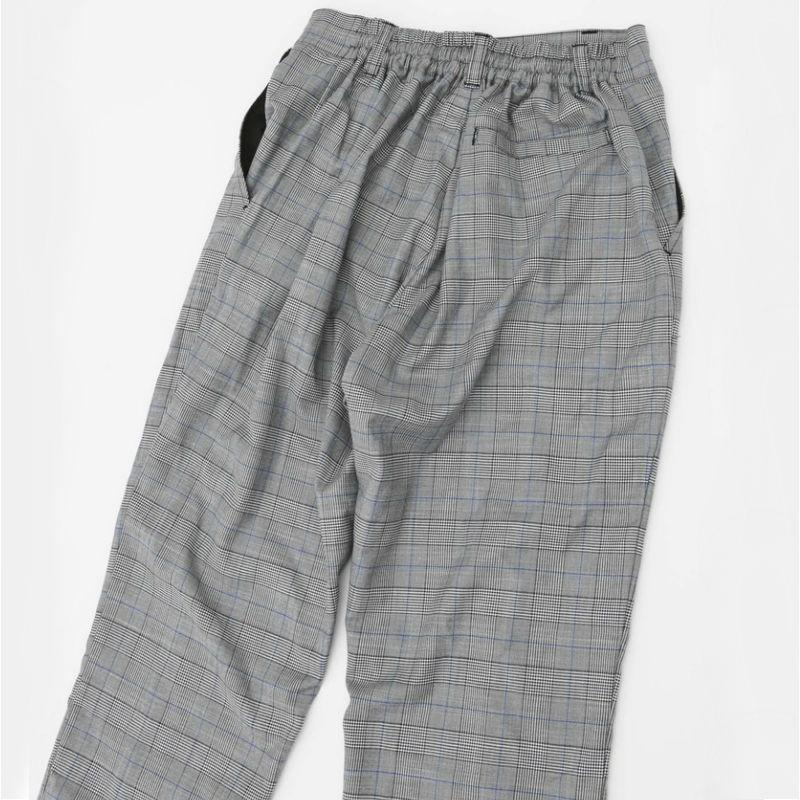 LEGENDA レジェンダ T/R Fabric Tapered Slacks pants テーパードスラックス チェック メンズ カジュアル |  | 05