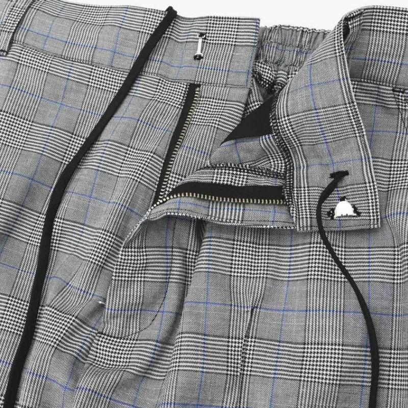 LEGENDA レジェンダ T/R Fabric Tapered Slacks pants テーパードスラックス チェック メンズ カジュアル |  | 06