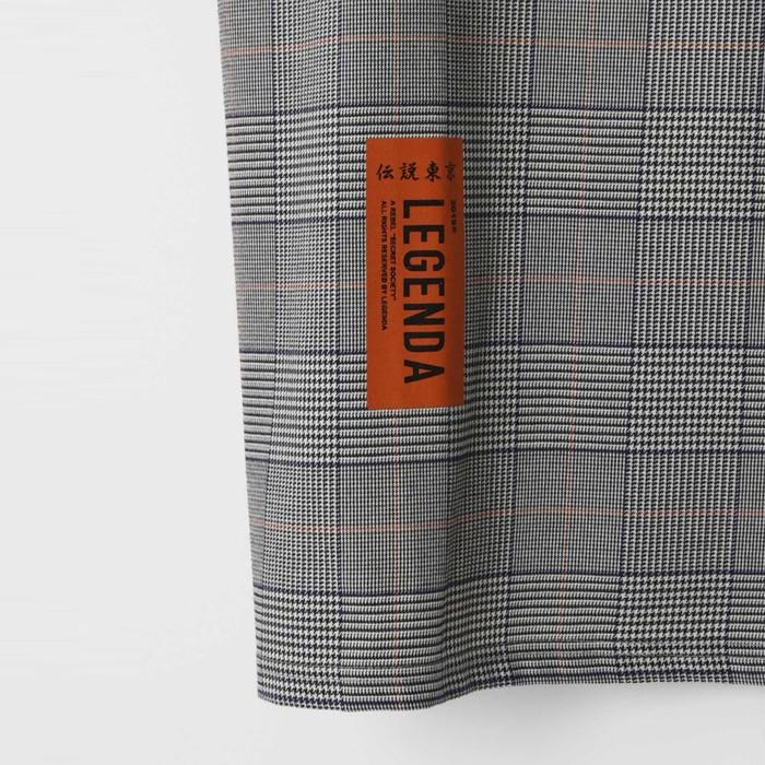 レジェンダ LEGENDA Glencheck Halfzip シャツ 半袖 メンズ レディース ユニセックス カジュアル ストーリート |  | 03