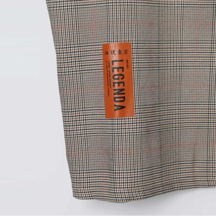 レジェンダ LEGENDA Glencheck Halfzip シャツ 半袖 メンズ レディース ユニセックス カジュアル ストーリート |  | 06