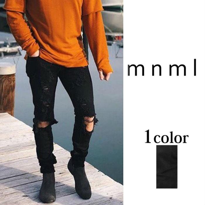 mnml ミニマル M47 STRETCH DENIM メンズ デニム ストレッチ ジーンズ
