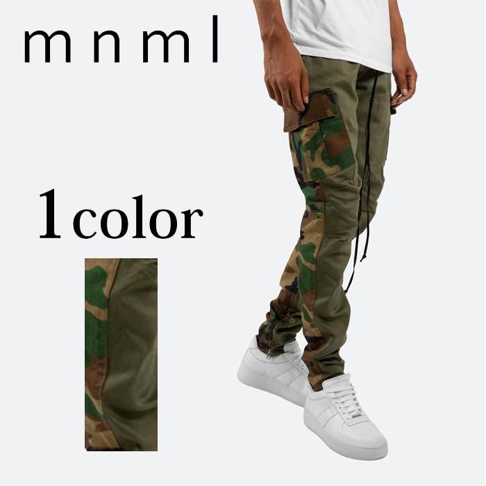 mnml ミニマル Cargo Drawcord Pants マルチ メンズ レディース 春夏秋冬 カーゴパンツ ボトム カーキ オリーブ ブラック