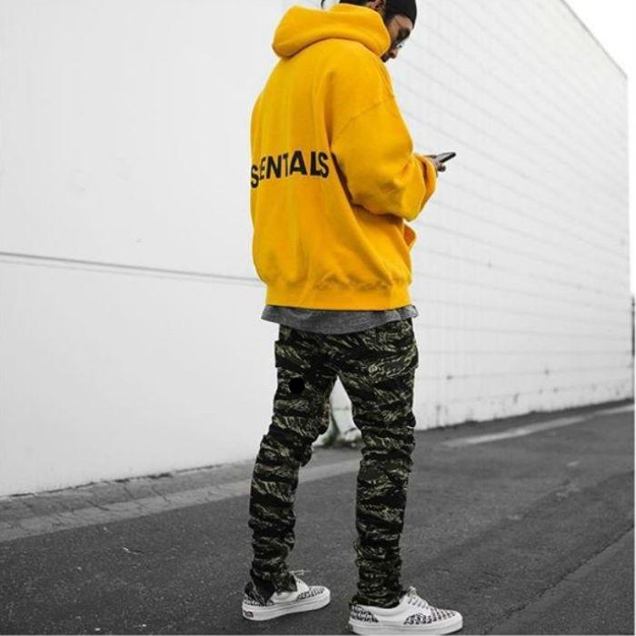 ミニマル mnml ドロコード カーゴパンツ タイガーカモ 迷彩