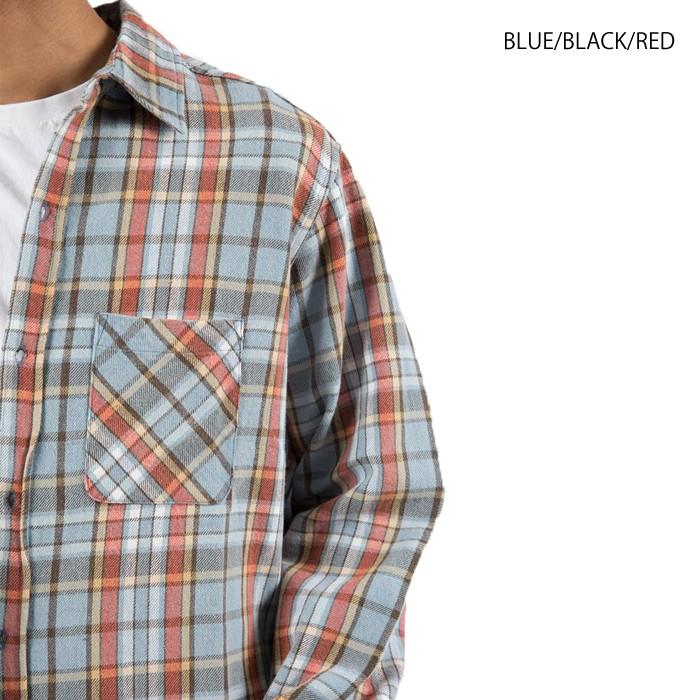 mnml ミニマル チェック柄長袖シャツ チェックシャツ ドロップ  