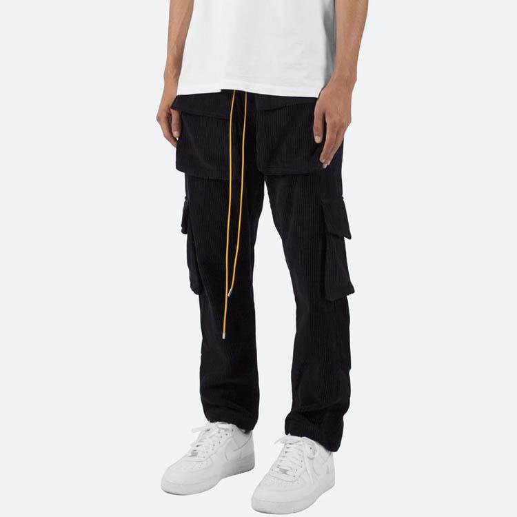 ミニマルブラックカーゴパンツ Sサイズ mnml ミニマル SNAP ZIPPER CARGO PANTS BLACK スナップボタン