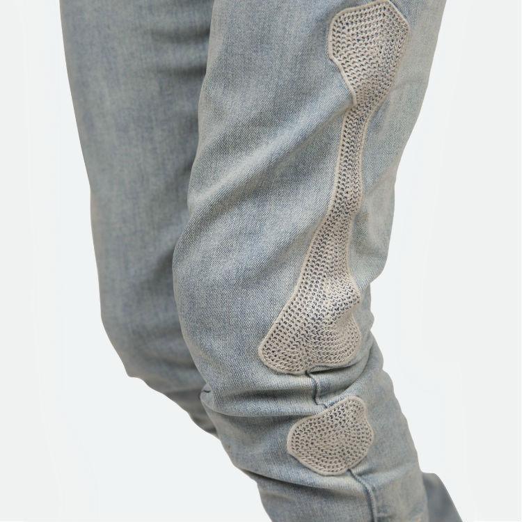 mnml skeleton jeans