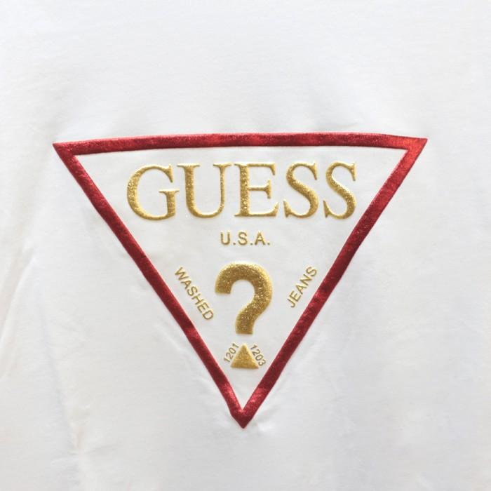 Guess ゲス ロゴ ロンt Tee Mi2k8406ls Tshirt ゴールドロゴロングtシャツ 長袖 Tシャツ メンズ レディース ユニセックス Mi2k8406ls Upper Gate 通販 Yahoo ショッピング