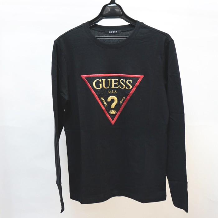 GUESS ゲス 長袖 ロゴ Tシャツ メンズ XLサイズ - Tシャツ