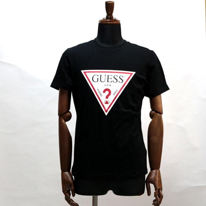 GUESS ゲス メンズ プリント 半袖 Tシャツ tee ロゴプリント メンズ レディース ブランド ブラック ホワイト |  | 01