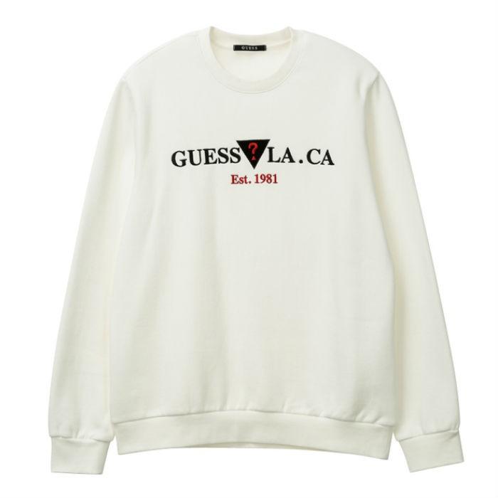 GUESS ゲス スウェット トレーナー クルーネック 長袖 ロゴ 定番