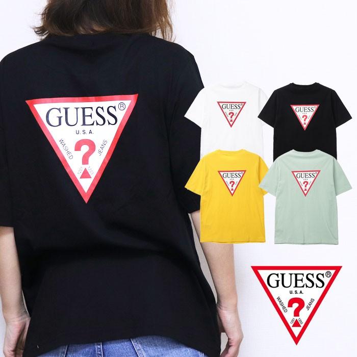 GUESS（ゲス） 【GUESS ゲス】バックロゴルーズTシャツ 半袖 tシャツ