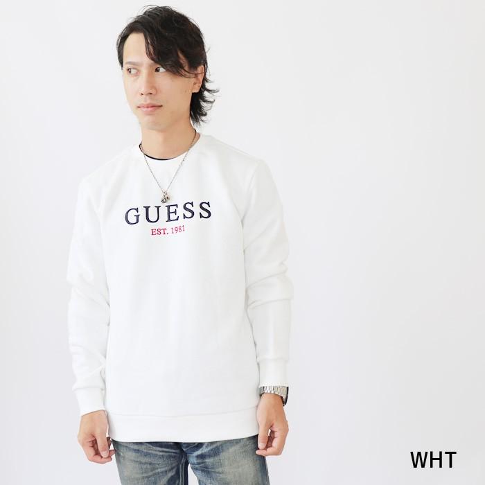 GUESS ゲス トレーナー スウェット 刺繍ロゴ長袖トレーナー GUESS ゲス トレーナー スウェット 刺繍ロゴ長袖トレーナー