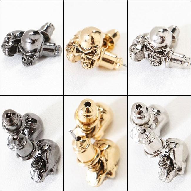 マーダーライセンス Murder License スカルヘッドピアス(ペア) | Murder License | 02