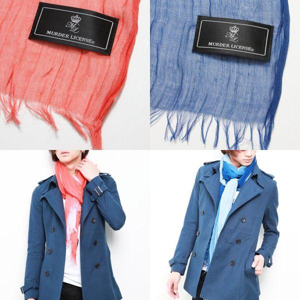 Murder License ストール マーダーライセンス グラデーションストール メンズ シルク | Murder License | 02