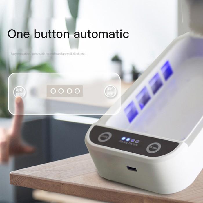 スマホクリーナー メガネクリーナー 除菌ケース 除菌器 スマホ 携帯電話 マスク メガネ UV 消毒 多功能 ウィルス対策 スマート除菌ボックス |  | 02