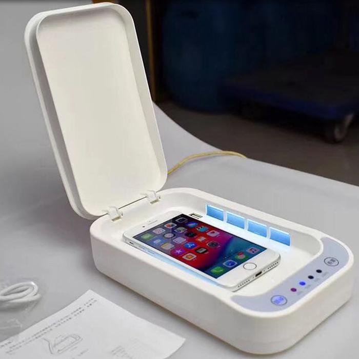 スマホクリーナー メガネクリーナー 除菌ケース 除菌器 スマホ 携帯電話 マスク メガネ UV 消毒 多功能 ウィルス対策 スマート除菌ボックス |  | 05