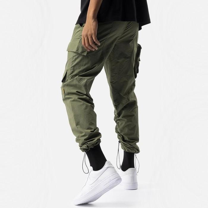 BLACKTAILOR ブラックテイラー N27 CARGO GREEN スト系 ストリート メンズ カーゴパンツ メンズ ファッション ナイロン グリーン |  | 02