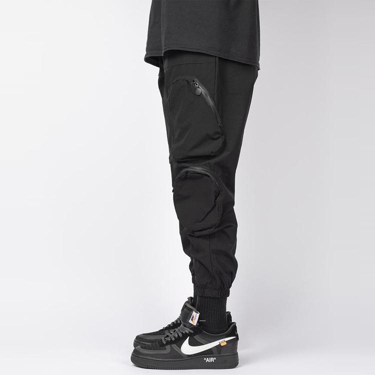 UNITED ARROWS GOLF パンツ ブラック L BLACKTAILOR ブラックテイラー N8 CARGO BLACK メンズ
